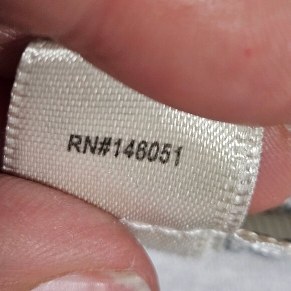 Striped White & Gray Button-Tab Sleeve V-Neck Tunic Top By Faith And Joy XL - Picture 7 of 11